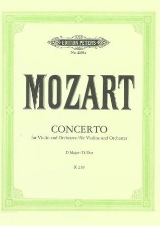Read Concerto No.4 in d K218 (Reduction for Violin and Piano) - Wolfgang Amadeus Mozart | ePub