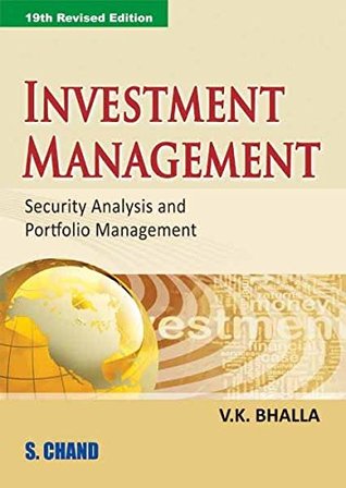 Read Online Investment Management: Security Analysis and Portfolio Management - V.K.Bhalla file in ePub