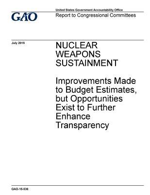 Download Nuclear Weapons Sustainment: Improvements Made to Budget Estimates, But Opportunities Exist to Further Enhance Transparency - U.S. Government Accountability Office | ePub