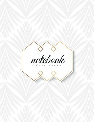 Download Graph Paper Notebook: 1/4 Inch Squares Art Deco White Soft Cover Large (8.5 X 11 Inches) Letter Size 120 Square Grid Pages Blank Quad Ruled Glam Notes -  file in ePub