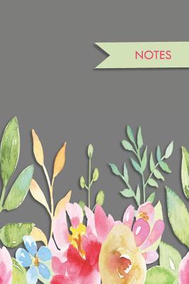Download Notes: Grey Floral Blank Journal for Women Composition Book Blank Lined for Notes and Ideas 6x9 - Blessed Life Press | PDF