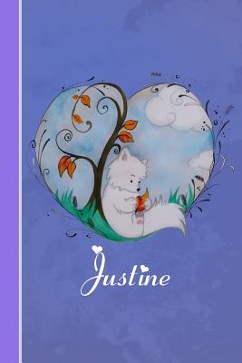 Read Justine: Cahier Personnalis� - Fox Avec Coeur - Couverture Souple - 120 Pages - Vide - Notebook - Journal Intime - Scrapbook - Id�e Cadeau - S.K. | PDF