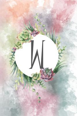 Full Download W: Customized 6x9 Inch Matte Softcover Paperback Notebook Journal with 120 Blank Lined Pages -  file in PDF