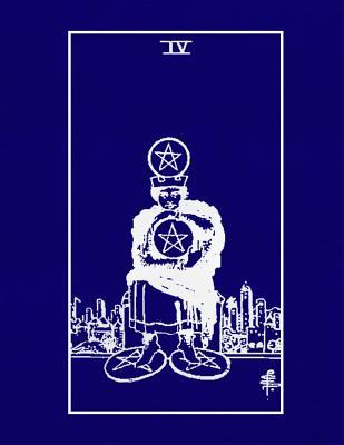 Read Online IV: Four of Pentacles Tarot Diary Log Book, Record and Interpret Readings, Daily Draw Journal - DLC Tarot Journals file in PDF