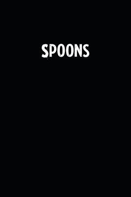 Full Download Spoons: Blank Lined Notebook Journal With Black Background - Nice Gift Idea -  file in PDF