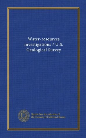 Download Water-resources investigations / U.S. Geological Survey - . Unknown | PDF