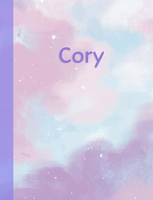 Download Cory: Personalized Composition Notebook - College Ruled (Lined) Exercise Book for School Notes, Assignments, Homework, Essay Writing. Pink Blue Purple Cover Art - Cloud Marble with Name -  file in ePub