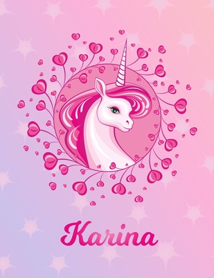 Download Karina: Unicorn Sheet Music Note Manuscript Notebook Paper Magical Horse Personalized Letter K Initial Custom First Name Cover Musician Composer Instrument Composition Book 12 Staves a Page Staff Line Notepad Notation Guide Compose Write Songs - Unicornmusic Publications file in PDF
